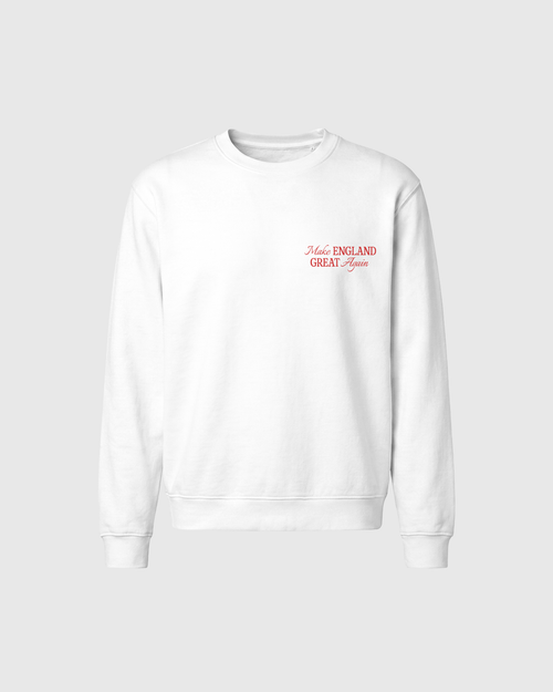 England premium cotton crewneck sweatshirt for men, front view