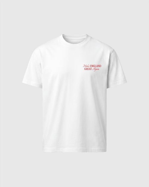 White England premium cotton t-shirt for men, front view